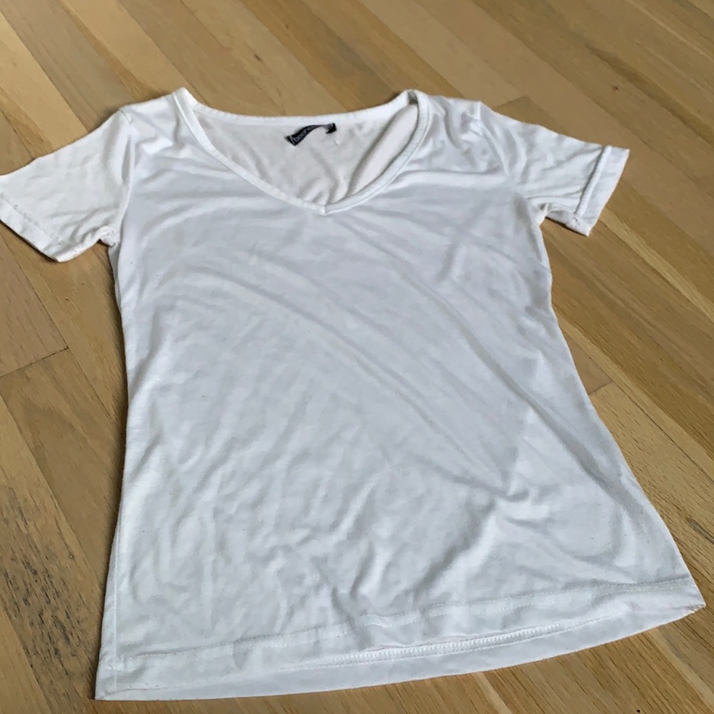 White boo hoo shirt